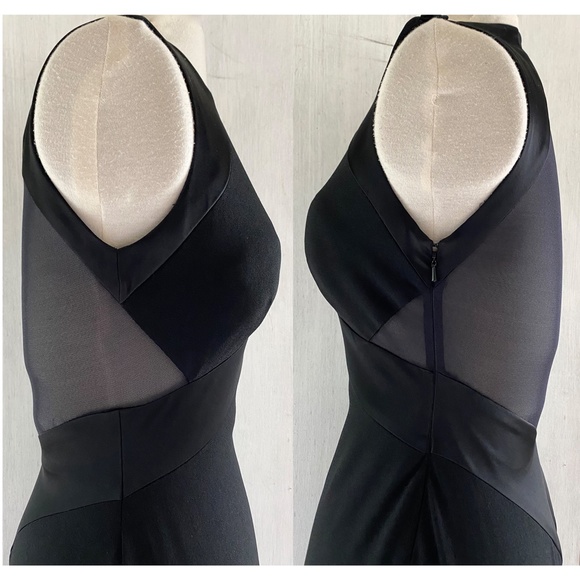 SOLD  $$$  CARMEN MARC VALVO Sexy Sheer Low Back Ball Gown - Picture 6 of 8